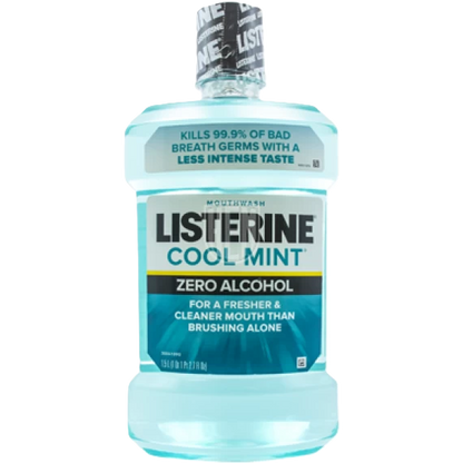 Listerine Mouthwash Cool Mint Zero Alcohol