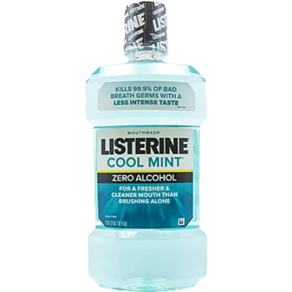 Listerine Mouthwash Cool Mint Zero Alcohol