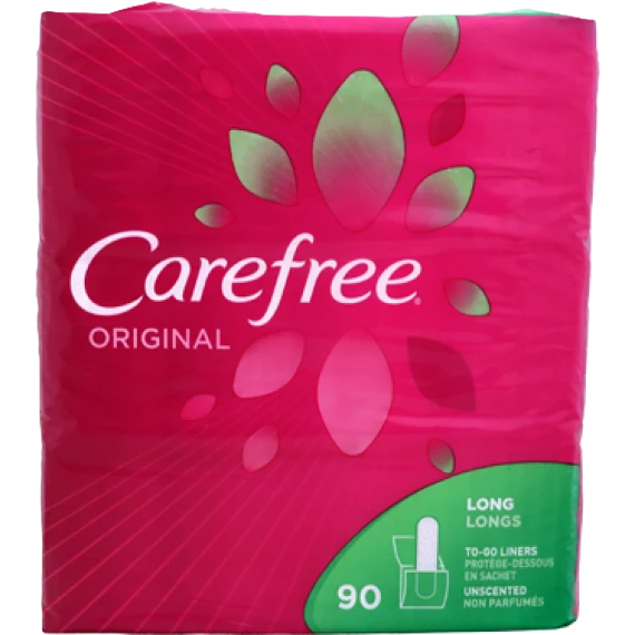 Carefree Original Liners Long Unscented