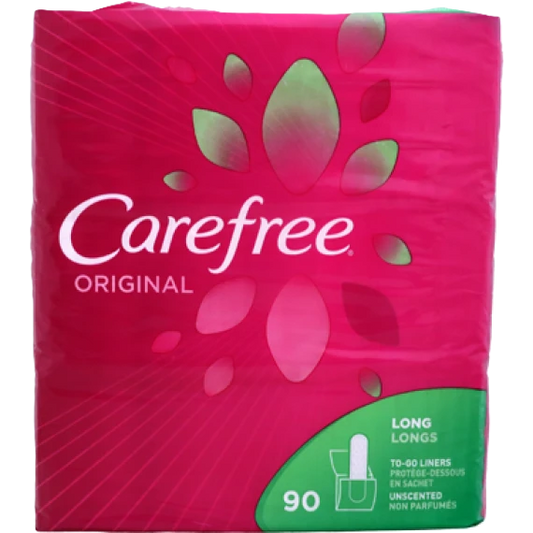Carefree Original Liners Long Unscented