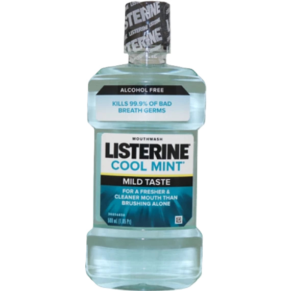 Listerine Mouthwash Cool Mint Zero Alcohol