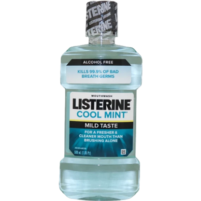 Listerine Mouthwash Cool Mint Zero Alcohol