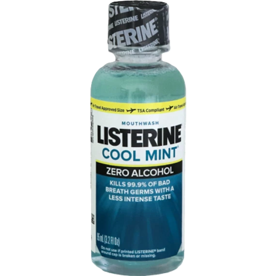 Listerine Mouthwash Cool Mint Zero Alcohol