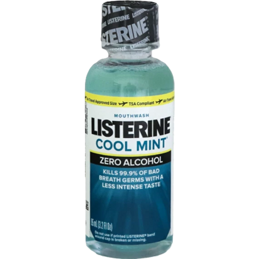 Listerine Mouthwash Cool Mint Zero Alcohol